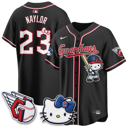 Cleveland Guardians x Meow KT Vapor Jersey - Stitched