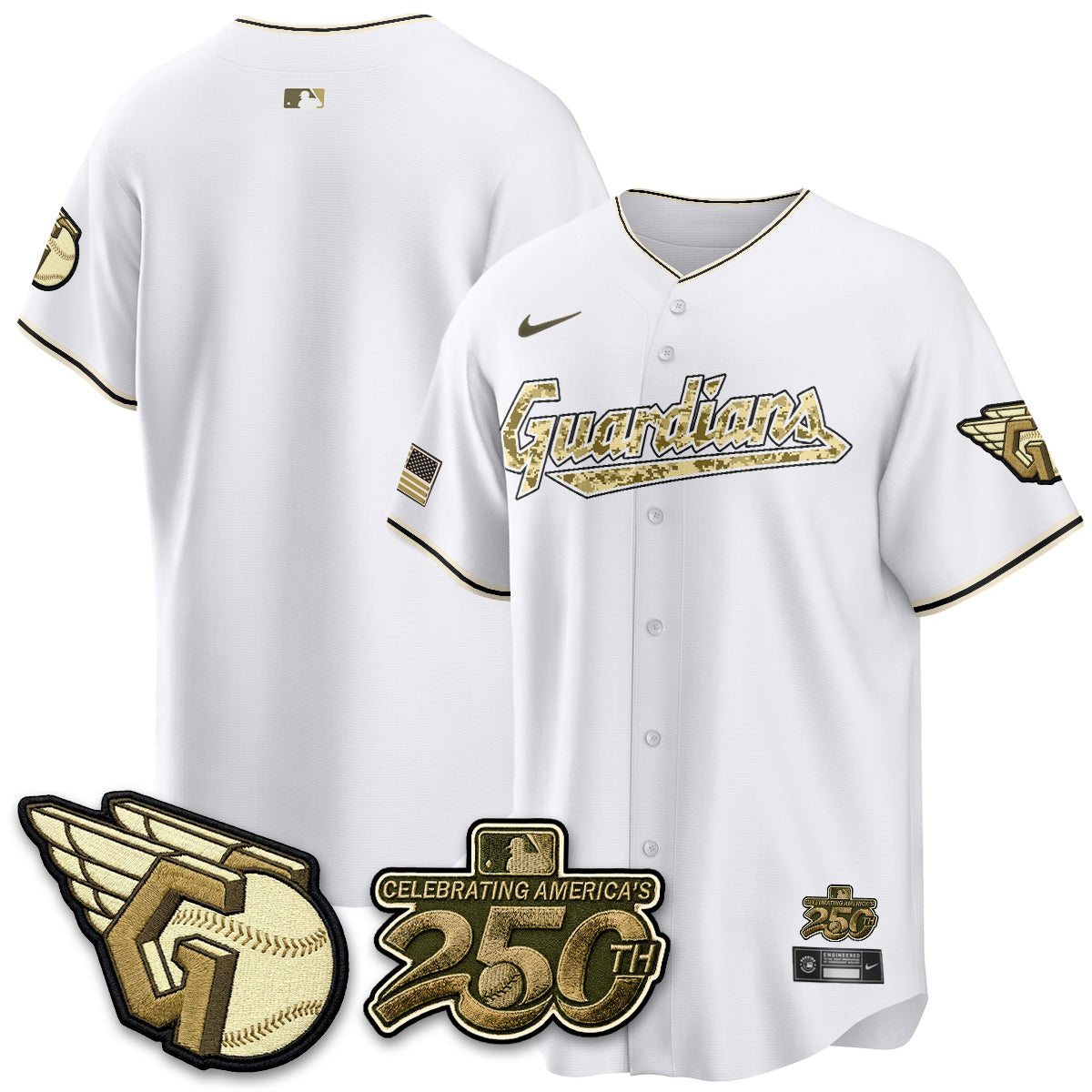 Cleveland Guardians Armed Force Day 2026 Vapor Limited Jersey - Stitched