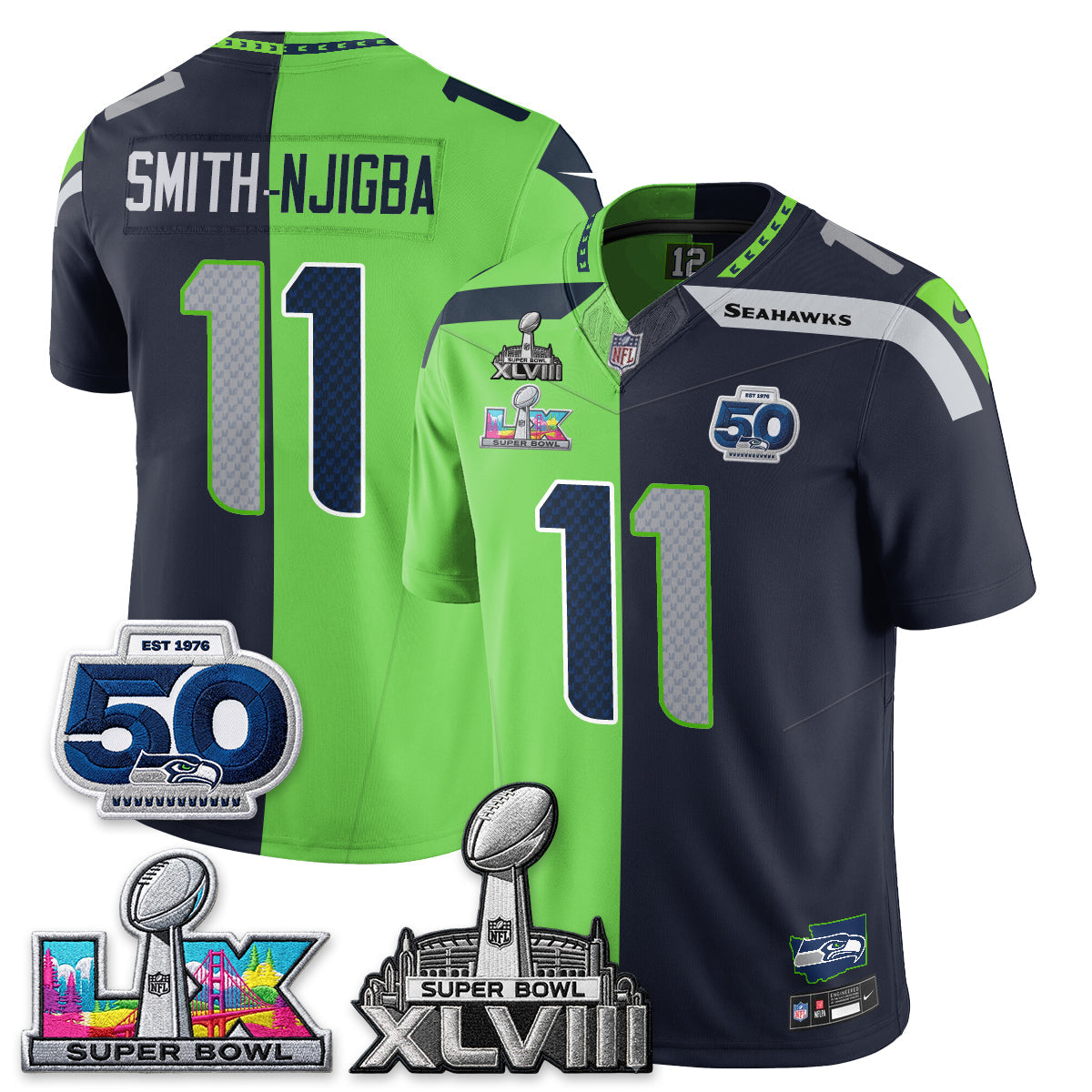 SEA SB LX Champs Split Edition Vapor Jersey - Stitch-NQD