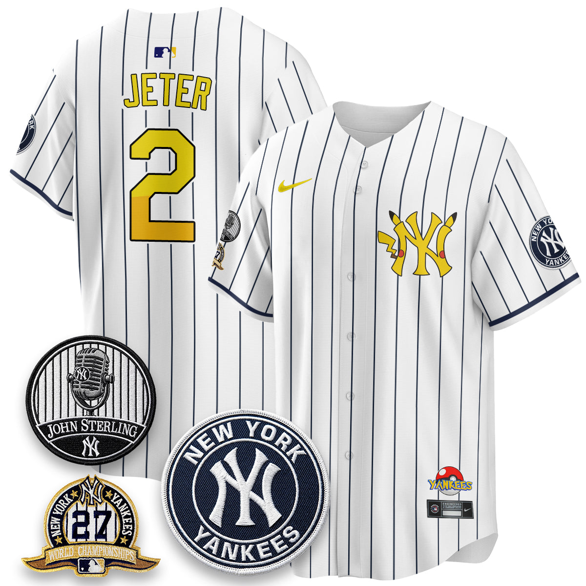 New York Yankees x PKM Cartoon Limited Jersey -  Stitched