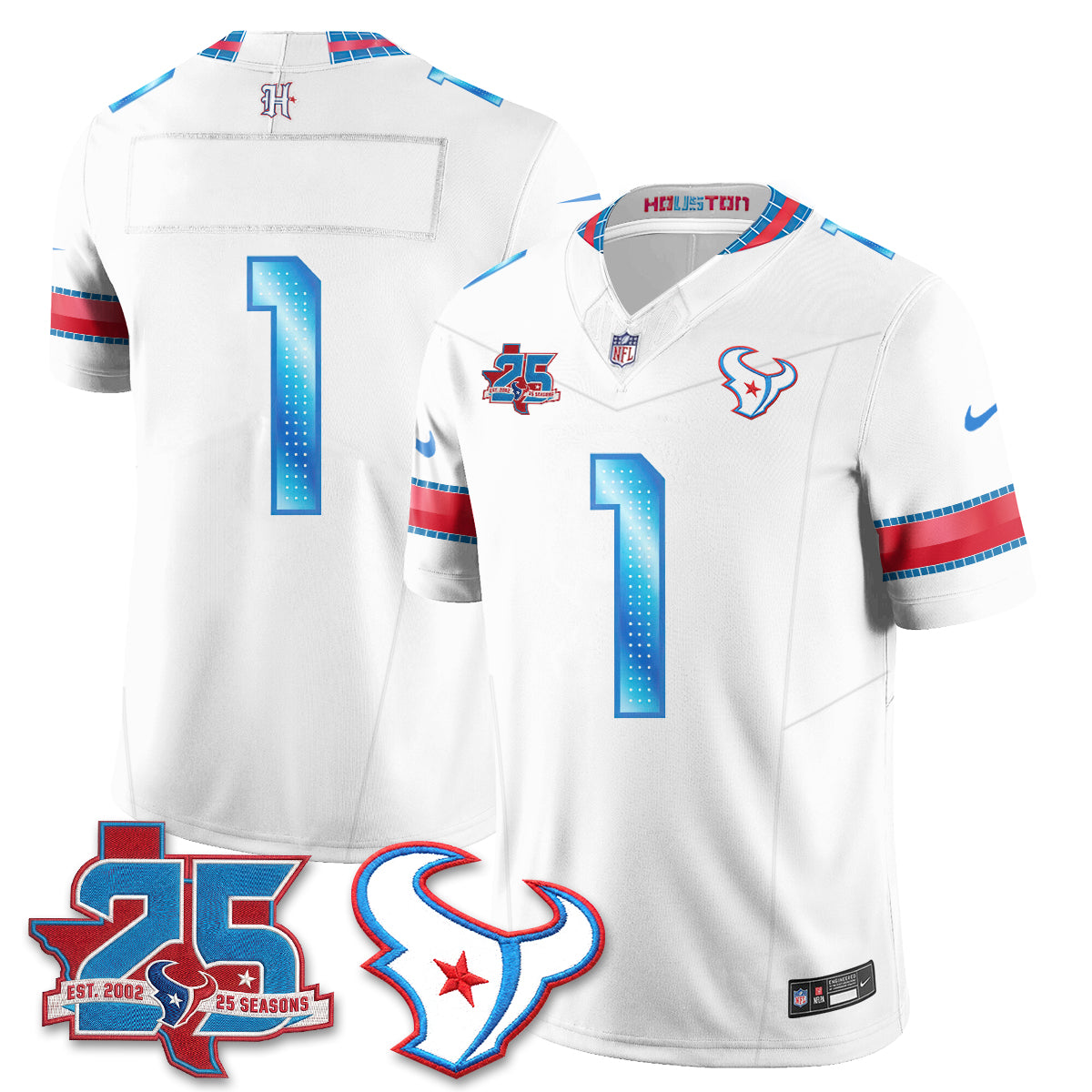 Houston Texans 2026 Rivalries Vapor Jersey - Stitched (7)