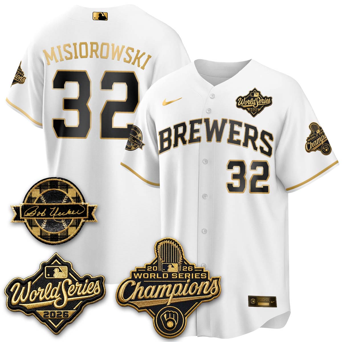 MIL 2026 WS Champions - Bob Patch Vapor Edition - Stitched-NQD (NAV9)