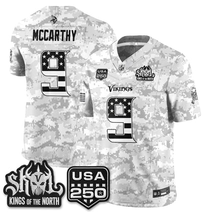 Minnesota Vikings 2026 Salute to Service Edition Vapor Jersey - Stitched