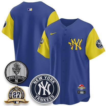 New York Yankees x PKM Cartoon Limited Jersey -  Stitched