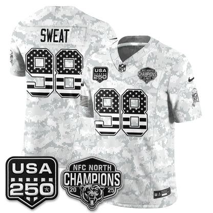 Chicago Bears 2026 Salute to Service Edition Vapor Jersey - Stitched (2)