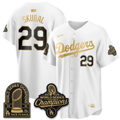LAD Gold Collection Welcome No.29 Black Gold Jersey - Stitched
