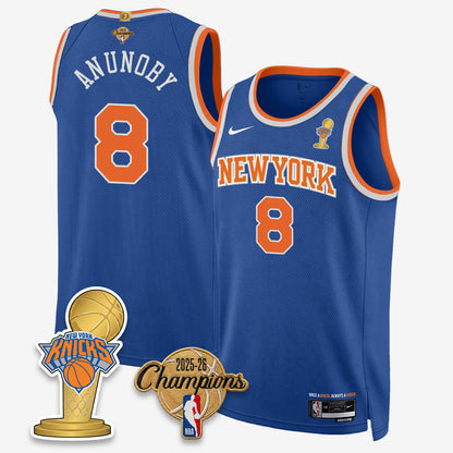 New York Knicks 2026 Basketball Champions Vapor Jersey - Stitched