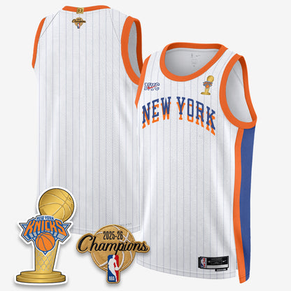 New York Knicks 2026 Basketball Champions Vapor Jersey - Stitched