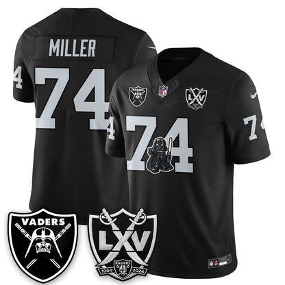 Las Vegas Raiders x Dark Lord Edition Vapor Jersey - Stitched
