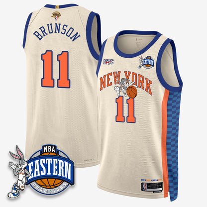 New York Knicks 2026 NBA Finals x Bunny Vapor Jersey - Stitched