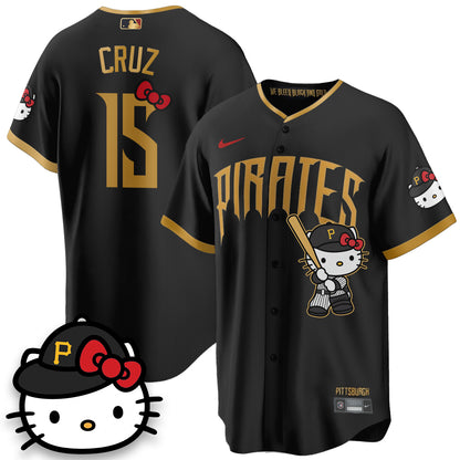 Pittsburgh Pirates x Meow KT Vapor Limited Jersey - Stitched