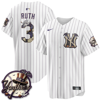 New York Yankees Nightmare Edition Vapor Jersey - Printed