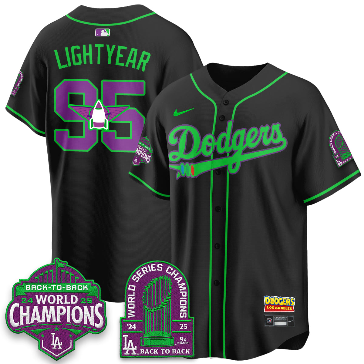 Los Angeles Dodgers 2026 Space Ranger Vapor Limited Jersey - Stitched