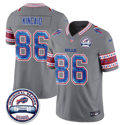 Buffalo Bills Xmas Edition Vapor Jersey - Stitched