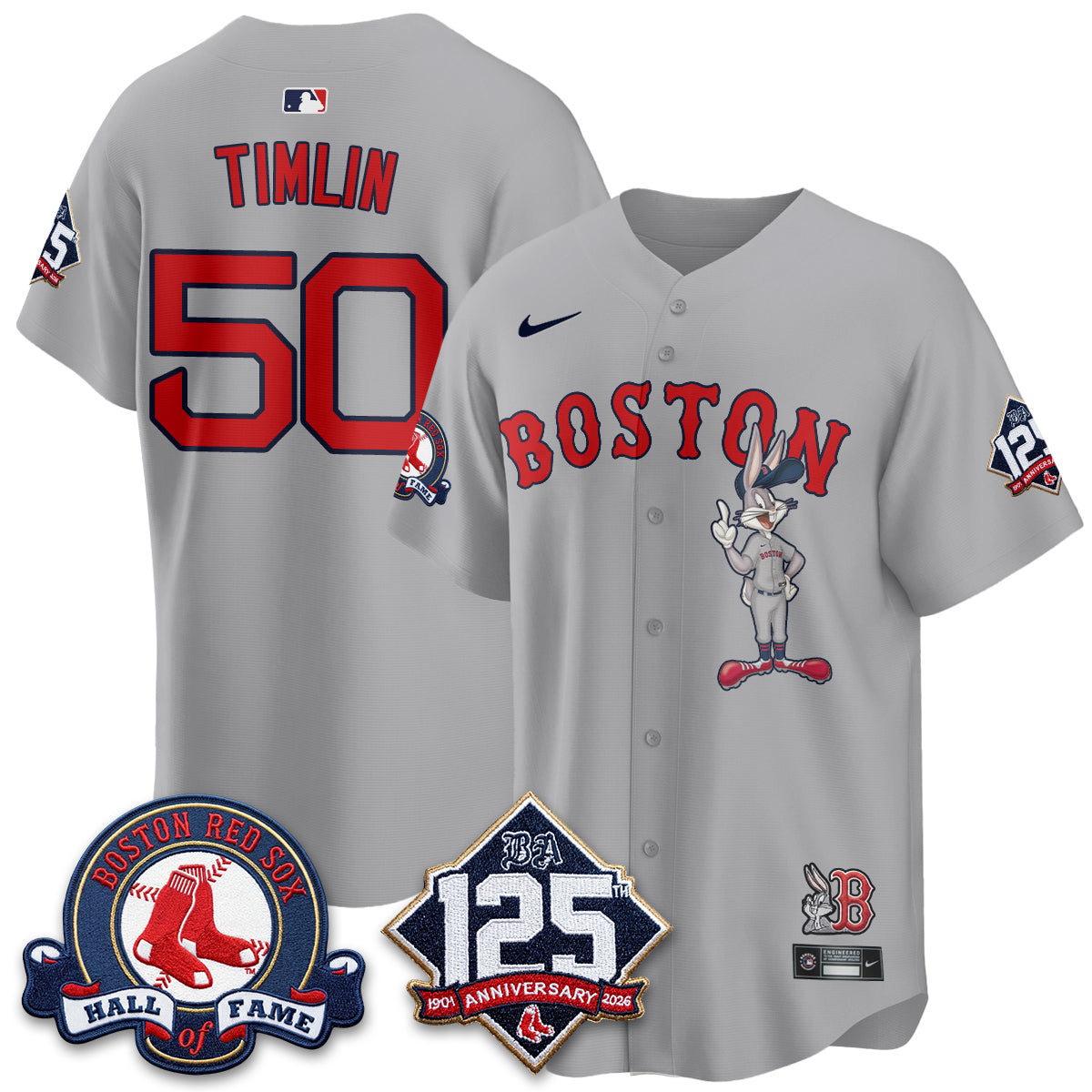 Boston Red Sox x Bunny Vapor Premier Limited Jersey - Stitched