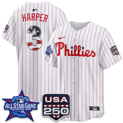 Philadelphia Phillies 2026 All Star Edition Vapor Jersey - Stitched