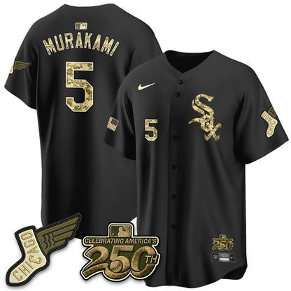 Chicago White Sox Armed Force Day 2026 Vapor Limited Jersey - Stitched