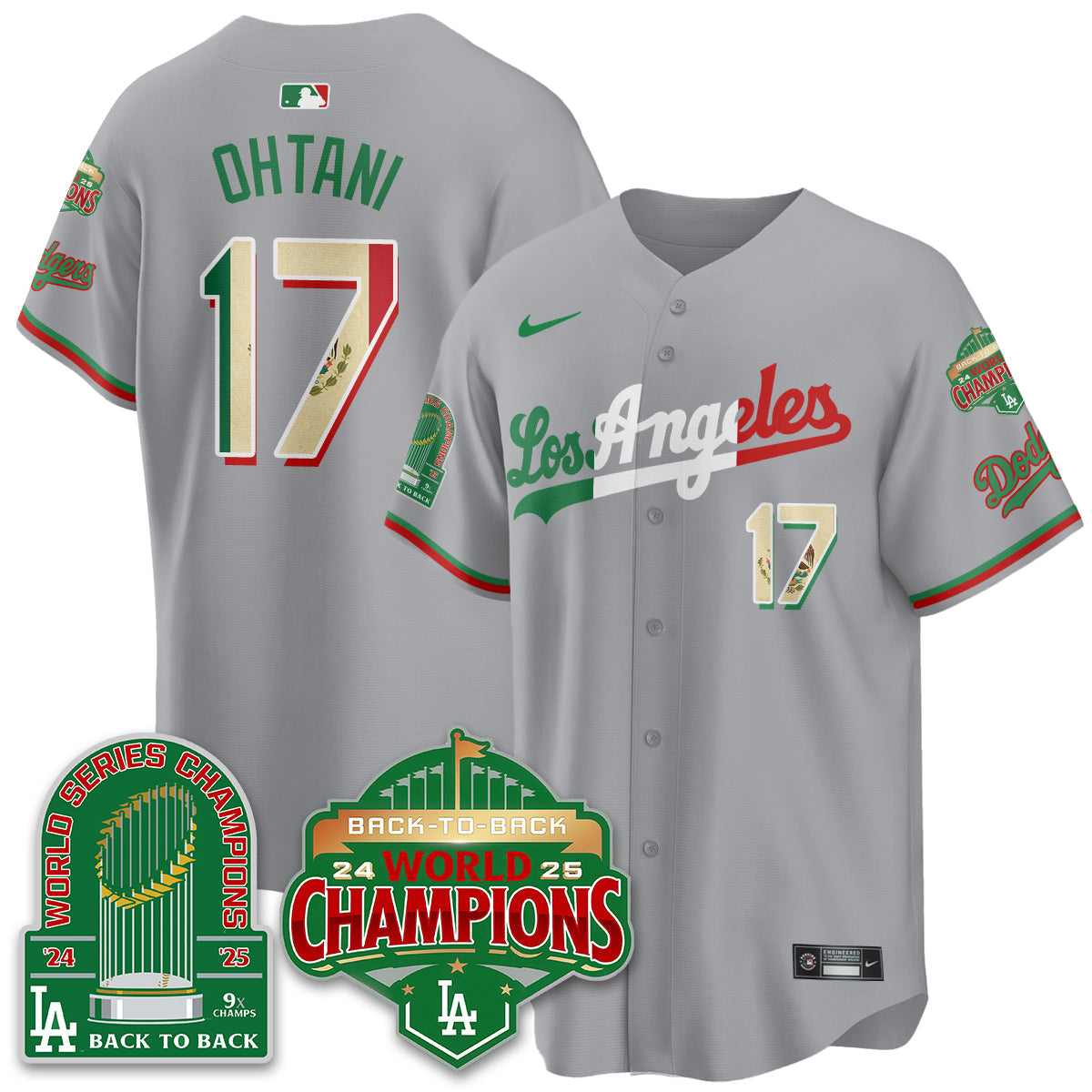 LAD Mexico Vapor Limited Jersey - 9x & B2B Champs - Stitched