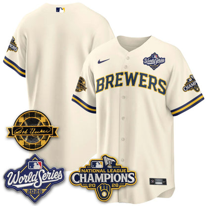 MIL 2026 NL Champions - Uecker Patch Vapor Jersey - Stitched -NQD (TT)