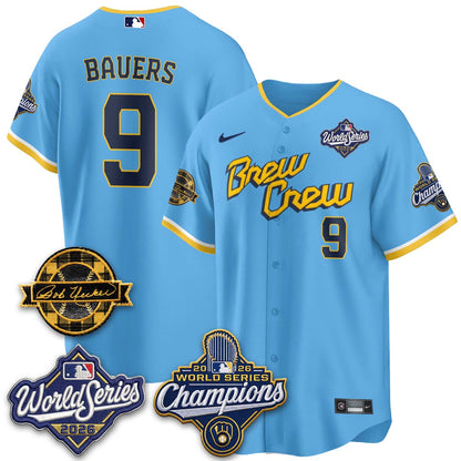 MIL 2026 WS Champions - Bob Patch Vapor Edition - Stitched-NQD (NAV9)