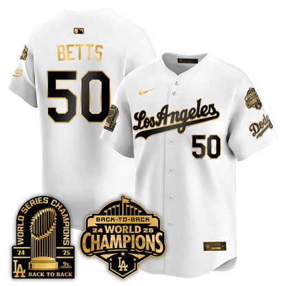 LAD Gold Collection Vapor Limited Jersey - 9x & B2B Champs - All Stitched