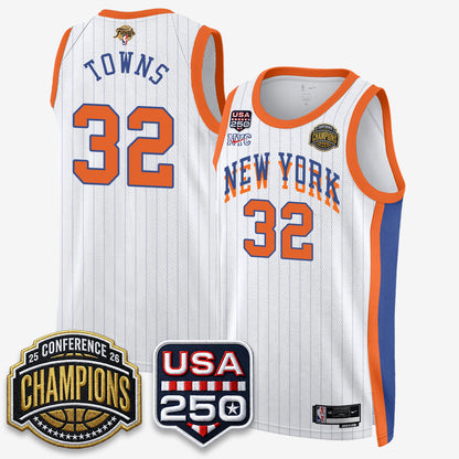 New York Knicks 2026 NBA Eastern Conference Champions City Edition Jersey - Stitched