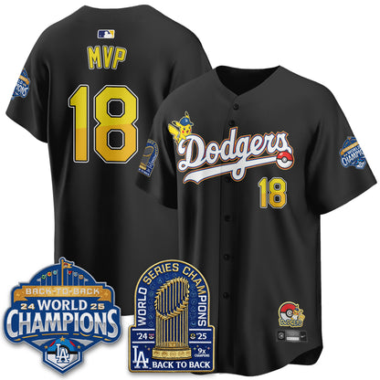 Los Angeles Dodgers x PKM 2026 Vapor Jersey - Stitched