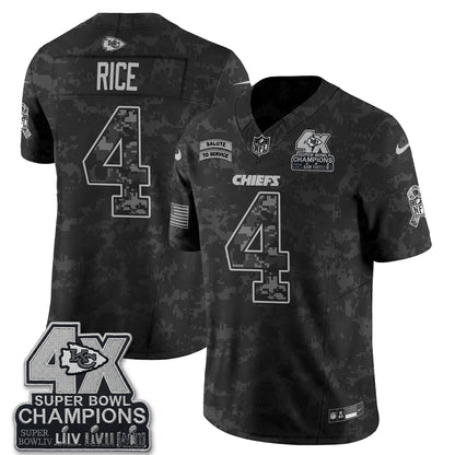 Kansas City Chiefs 2026 Salute to Service Vapor Jersey V2- Stitched