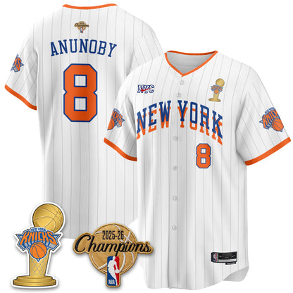 New York Knicks 2026 NBA Champions Vapor Jersey - Stitched