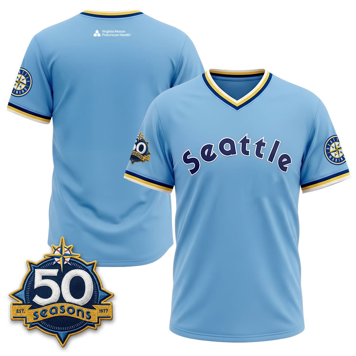 Seattle Mariners "Legacy Edition" Vapor Jersey - Stitched