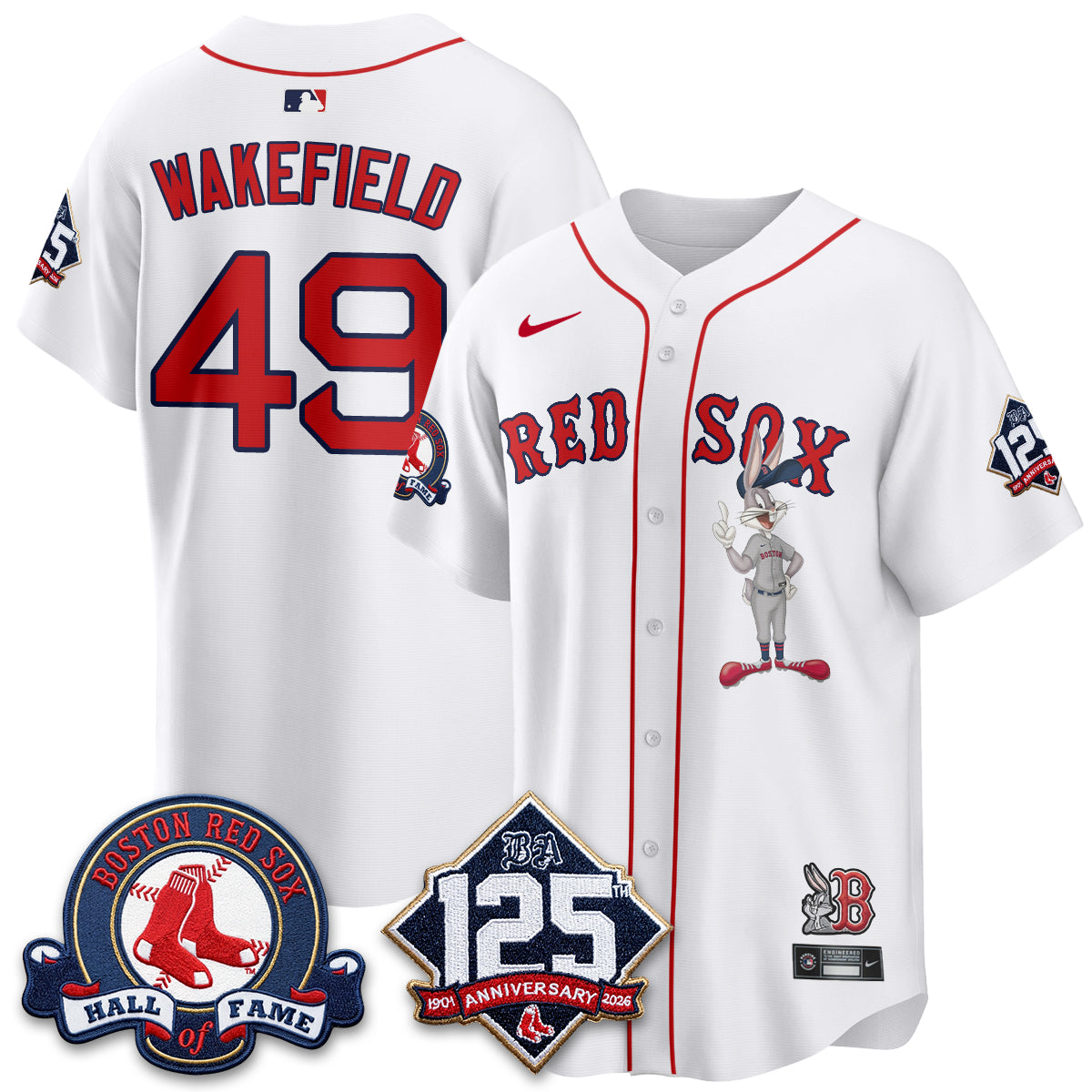 Boston Red Sox x Bunny Vapor Premier Limited Jersey - Stitched