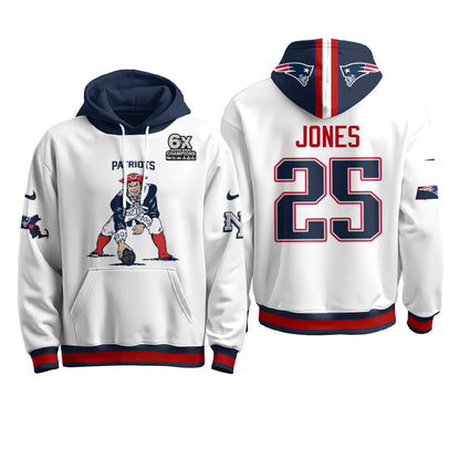 New England Patriots Minuteman Edition Hoodie - Stitched