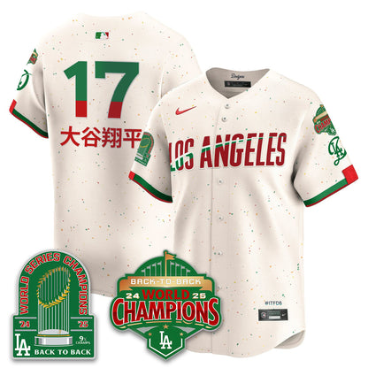LAD Mexico Vapor Limited Jersey - 9x & B2B Champs - Stitched