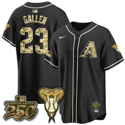 Arizona Diamondbacks Salute to Service 2026 Vapor Premier Limited Jersey - All Stitched