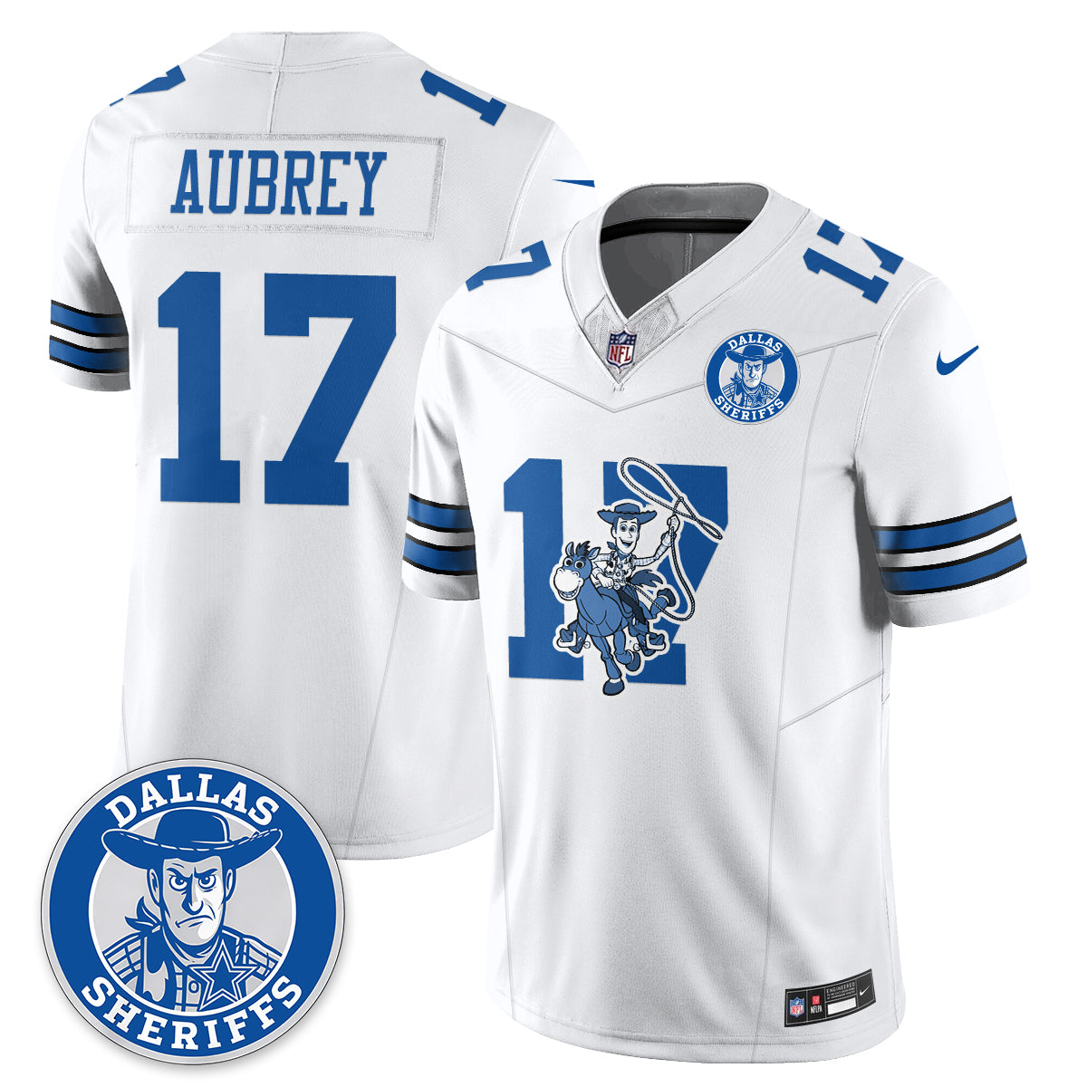 Dallas Cowboys x Toy Cowboy Edition Vapor Jersey - Stitched