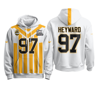 Pittsburgh Steelers 6X Champs Rivalries Fleece Hoodie - Printed