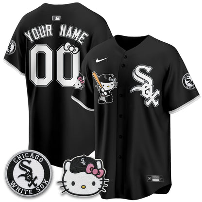 Chicago White Sox x Meow KT Vapor Custom Jersey - Stitched
