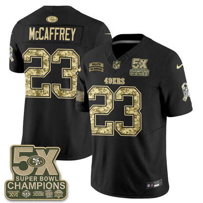 San Francisco 49ers 2026 Salute to Service V2 Vapor Jersey - Stitched-NQD