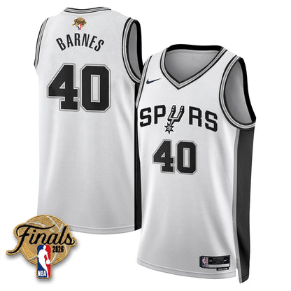 San Antonio Spurs 2026 NBA Western Conference Champions Vapor Jersey V2- Stitched