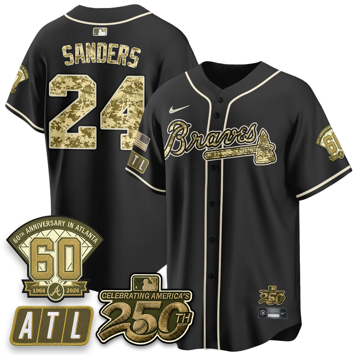 Atlanta Braves Armed Forces Day 2026 Vapor Limited Jersey - All Stitched