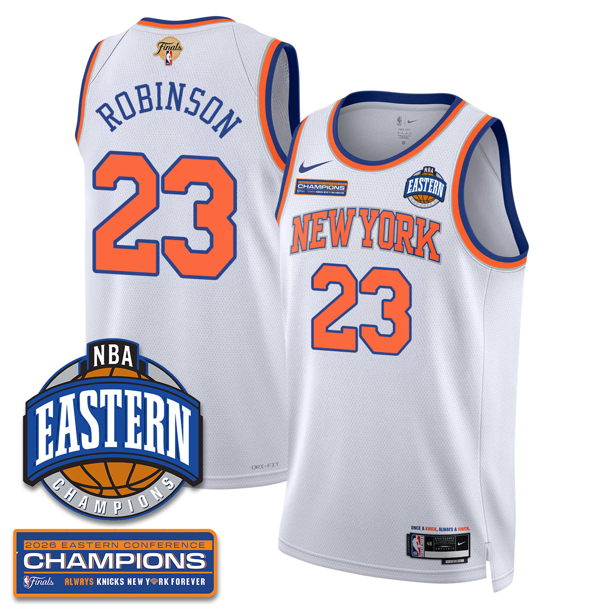 New York Knicks 2026 NBA Eastern Conference Champions City Jersey - Stitched