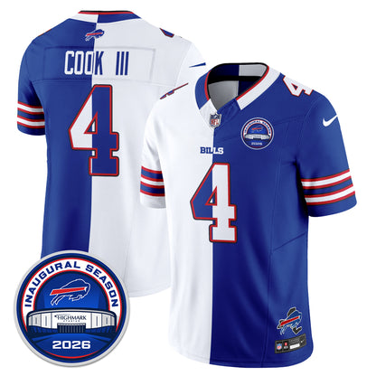 Buffalo Bills 2026 Split Edition Vapor Jersey - Stitched