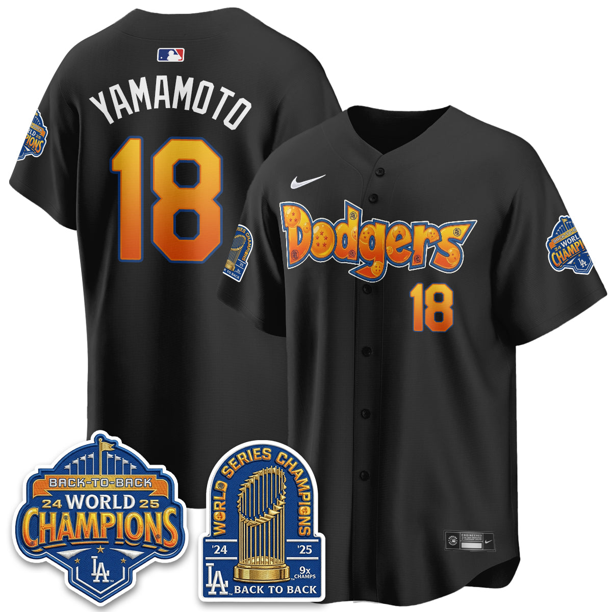 Los Angeles Dodgers x DB Night 2026 Vapor Jersey V2- Stitched