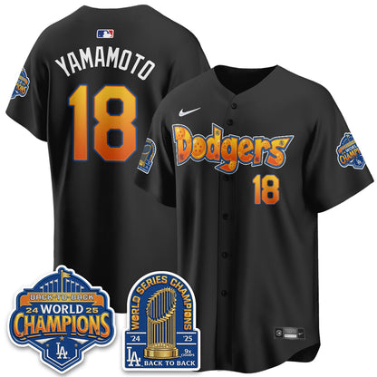 Los Angeles Dodgers x DB Night 2026 Vapor Jersey V2- Stitched