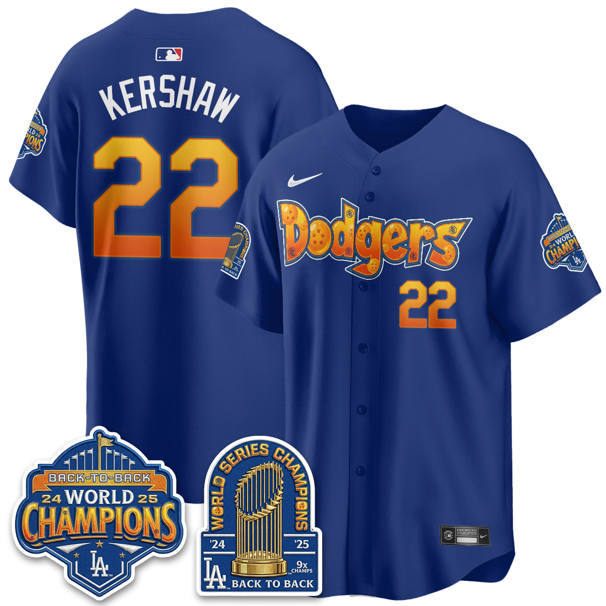 Los Angeles Dodgers x DB Night 2026 Vapor Jersey V2- Stitched