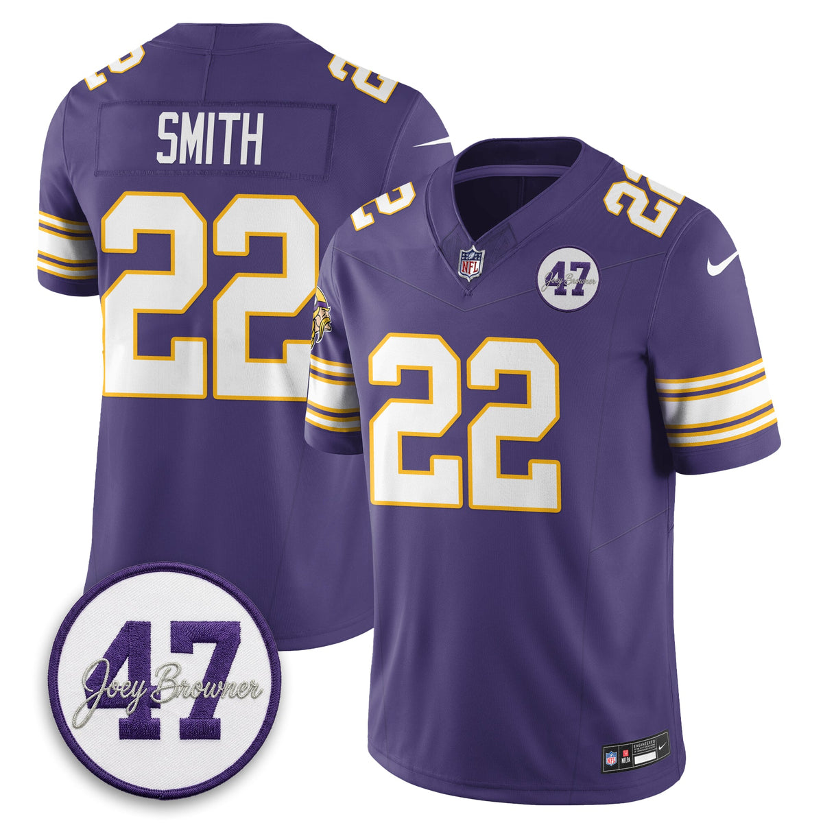 MIN Joey Browner Thank You For Memories - 1960 – 2026 Football Vapor Limited Jersey - Stitched