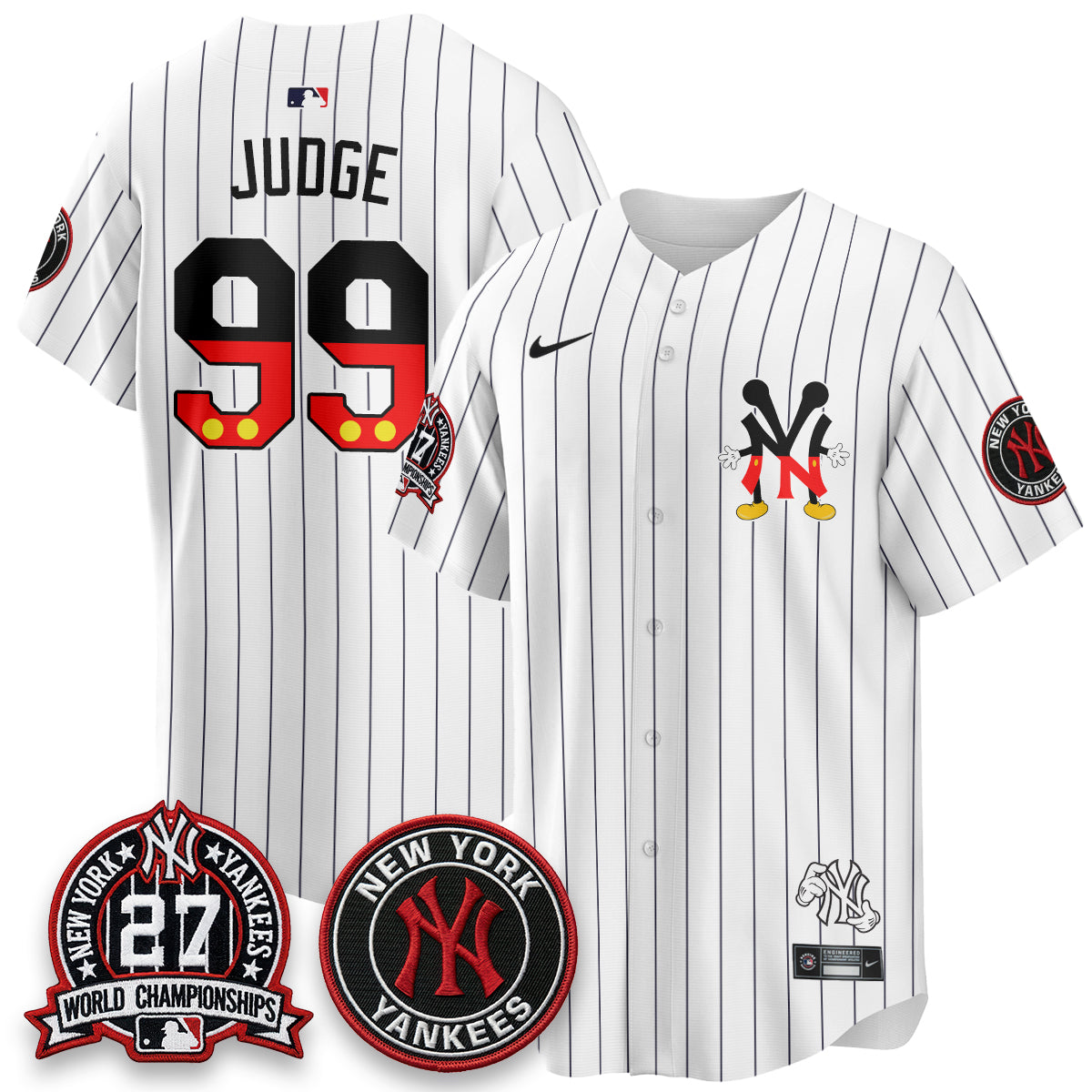 New York Yankees x Mouse Vapor Limited Jersey - Stitched
