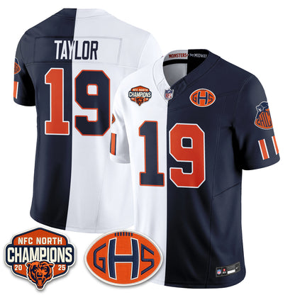Chicago Bears 2026 Rivalries Split Edition Vapor Jersey - Stitched