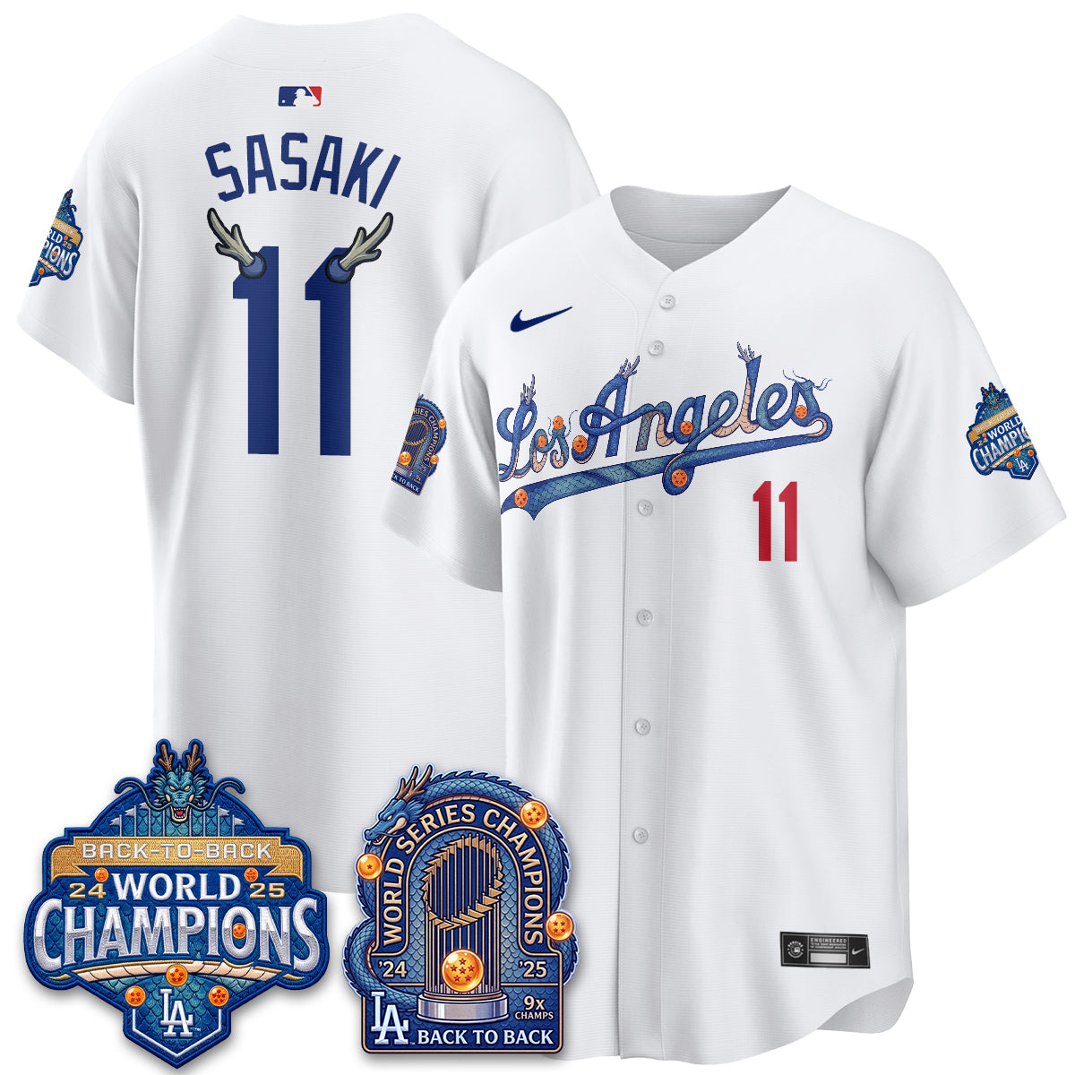 Los Angeles Dodgers x DB Night 2026 Vapor Jersey - Stitched