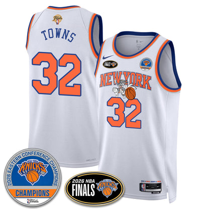 New York Knicks 2026 NBA Eastern Conference Champions x Bunny Vapor Jersey - Stitched